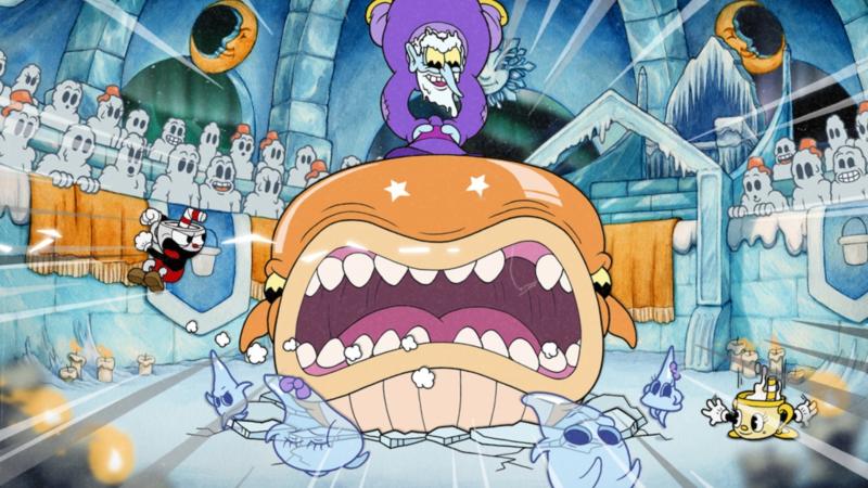 The villainous Mortimer Freeze, having a whale of a time. The villainous Mortimer Freeze, having a whale of a time.