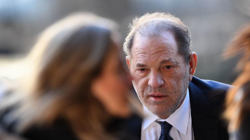 Harvey Weinstein arrives at the courthouse in Manhattan for a hearing last month. The jury convicted the disgraced Hollywood mogul of rape and sexual abuse after six women testified that he sexually assaulted them. Harvey Weinstein arrives at the courthouse in Manhattan for a hearing last month. The jury convicted the disgraced Hollywood mogul of rape and sexual abuse after six women testified that he sexually assaulted them.