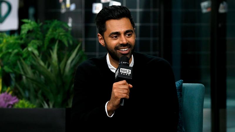 Hasan Minhaj discusses his show Patriot Act at Build Studio on Dec. 2, 2019. Minhaj talked with NPR about talking with Keith Ellison, who is prosecuting former police in the George Floyd case. Hasan Minhaj discusses his show Patriot Act at Build Studio on Dec. 2, 2019. Minhaj talked with NPR about talking with Keith Ellison, who is prosecuting former police in the George Floyd case.
