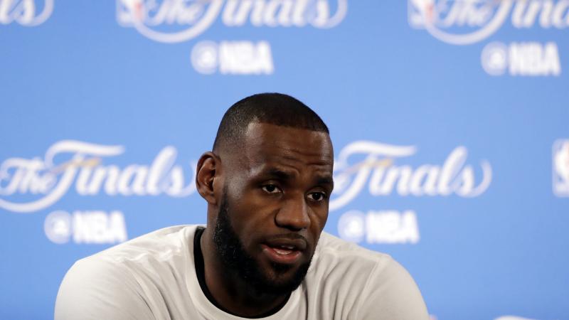 After racist graffiti was sprayed on the gate of his house in Los Angeles, the Cleveland Cavaliers' LeBron James spoke about racism, saying "Hate in America, especially for African-Americans, is living every day." After racist graffiti was sprayed on the gate of his house in Los Angeles, the Cleveland Cavaliers' LeBron James spoke about racism, saying "Hate in America, especially for African-Americans, is living every day."
