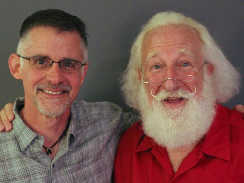 Adam Roseman, 52, and Rick Rosenthal, 66, pose after their StoryCorps interview in Atlanta. Adam Roseman, 52, and Rick Rosenthal, 66, pose after their StoryCorps interview in Atlanta.