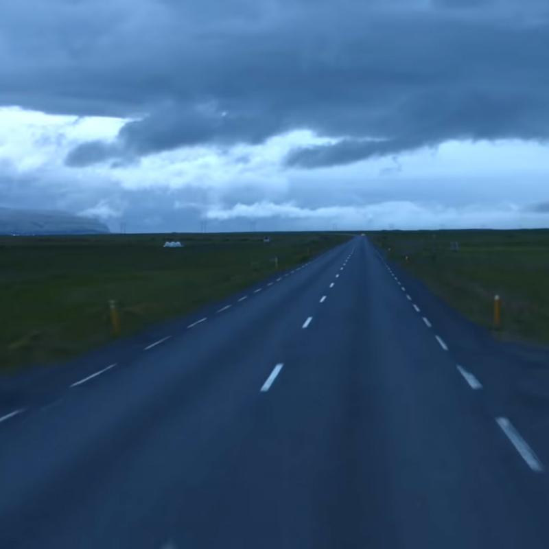 A still from "Route One" by Sigur Rós A still from "Route One" by Sigur Rós