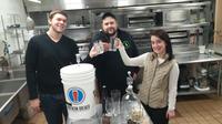 Nicholas Komninos (from left), Anthony Pernisi and Ashlee Doele are among the 25 students who signed up for the first suds-specific class in Paul Smith's College's new minor in craft beers. It's a three-credit course in brewing, replete with labs and lect Nicholas Komninos (from left), Anthony Pernisi and Ashlee Doele are among the 25 students who signed up for the first suds-specific class in Paul Smith's College's new minor in craft beers. It's a three-credit course in brewing, replete with labs and lect