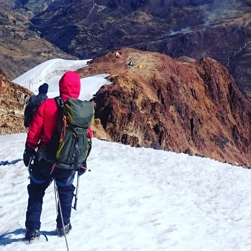 Dan Futrell and Isaac Stoner climbed Mount Illimani in Bolivia to find the black box from Eastern Air Lines Flight 980. Dan Futrell and Isaac Stoner climbed Mount Illimani in Bolivia to find the black box from Eastern Air Lines Flight 980.