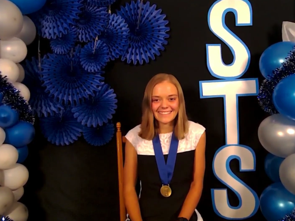 Lillian Kay Petersen, 17, from Los Alamos, N.M., won first place in the 2020 Regeneron Science Talent Search, a science and math competition for high school seniors. The pandemic meant a virtual Zoom ceremony rather than what's usually a black-tie gala ce Lillian Kay Petersen, 17, from Los Alamos, N.M., won first place in the 2020 Regeneron Science Talent Search, a science and math competition for high school seniors. The pandemic meant a virtual Zoom ceremony rather than what's usually a black-tie gala ce