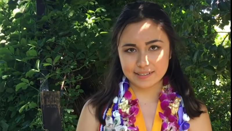 Lulabel Seitz, 17, was the Class of 2018 valedictorian at Petaluma High School in northern California. In the middle of her graduation's commencement speech, school officials disconnected her microphone. Lulabel Seitz, 17, was the Class of 2018 valedictorian at Petaluma High School in northern California. In the middle of her graduation's commencement speech, school officials disconnected her microphone.