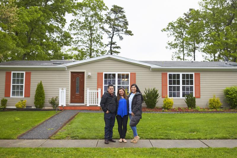 The Martinez family stands in front of their home in New Jersey. During a speech at her graduation, Alondra said to her parents: "Mamá, papá, lo logramos." Mom, dad, we made it. The Martinez family stands in front of their home in New Jersey. During a speech at her graduation, Alondra said to her parents: "Mamá, papá, lo logramos." Mom, dad, we made it.