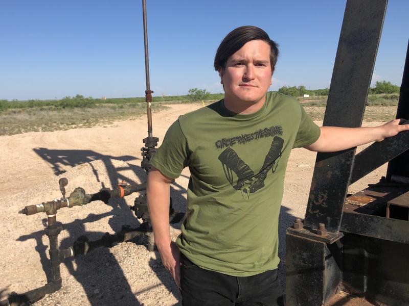 Lendon Partain, a well technician, has never seen so many pump jacks idled across Andrews County. "Right now it's scary," he said. Lendon Partain, a well technician, has never seen so many pump jacks idled across Andrews County. "Right now it's scary," he said.