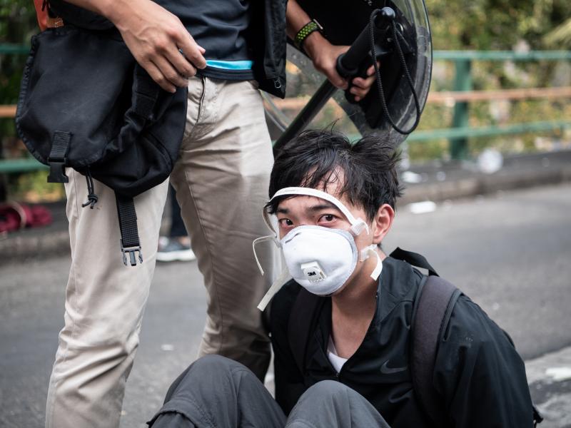 Police arrest anti-government protesters at Hong Kong Polytechnic University on Monday. Pro-democracy protesters organized a general strike last week as demonstrations in Hong Kong stretched into their sixth month. Police arrest anti-government protesters at Hong Kong Polytechnic University on Monday. Pro-democracy protesters organized a general strike last week as demonstrations in Hong Kong stretched into their sixth month.