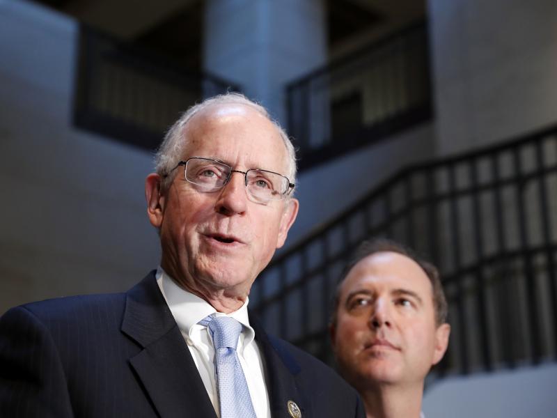 Leading members of the House Intelligence Committee's Russia investigation, Republican Rep. Mike Conaway (left) and Democratic Rep. Adam Schiff, said Thursday that the committee is not satisfied with the White House response to whether there are tapes or Leading members of the House Intelligence Committee's Russia investigation, Republican Rep. Mike Conaway (left) and Democratic Rep. Adam Schiff, said Thursday that the committee is not satisfied with the White House response to whether there are tapes or