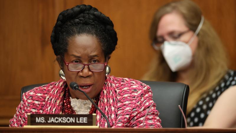Democratic Texas Rep. Sheila Jackson Lee is the lead sponsor of H.R. 40, a bill that would establish a commission to study reparations for slavery. Democratic Texas Rep. Sheila Jackson Lee is the lead sponsor of H.R. 40, a bill that would establish a commission to study reparations for slavery.