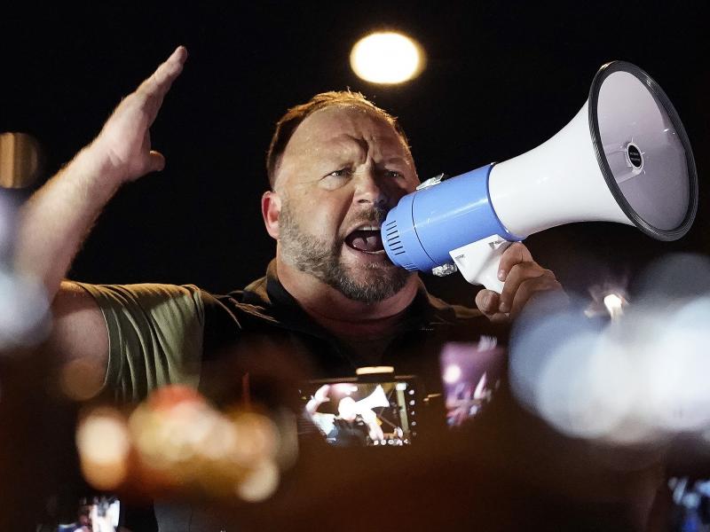 A jury has ordered conspiracy theorist Alex Jones to pay millions of dollars for spreading lies about the Sandy Hook school massacre. But his influence in right-wing media and politics remains strong. A jury has ordered conspiracy theorist Alex Jones to pay millions of dollars for spreading lies about the Sandy Hook school massacre. But his influence in right-wing media and politics remains strong.