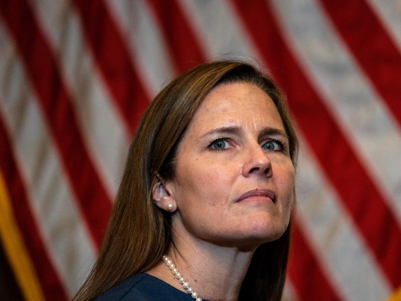 U.S. Supreme Court Justice Amy Coney Barrett's first opportunity to weigh in on abortion and contraception could come as early as this week, as the high court decides whether to take up a Mississippi case. U.S. Supreme Court Justice Amy Coney Barrett's first opportunity to weigh in on abortion and contraception could come as early as this week, as the high court decides whether to take up a Mississippi case.