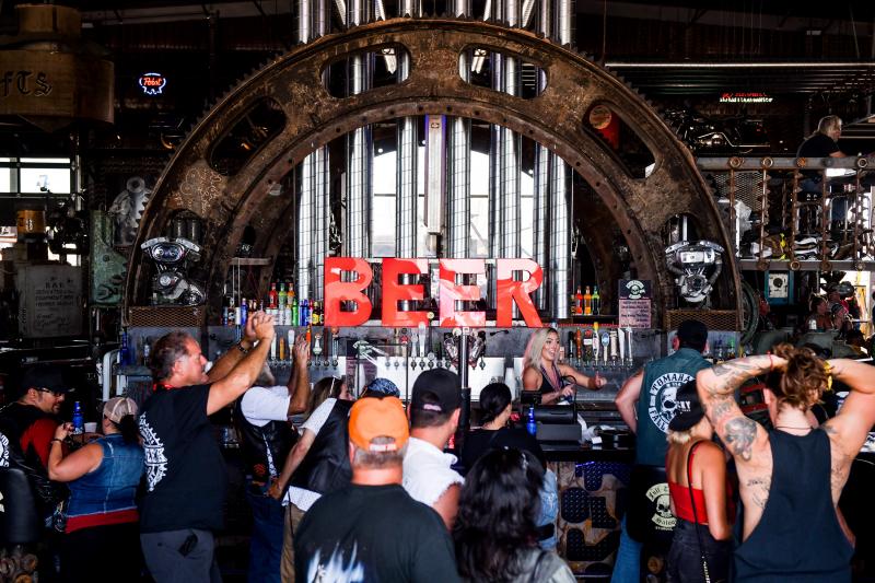 The Full Throttle Saloon in Sturgis, S.D., draws a crowd earlier this month during the 80th annual Sturgis Motorcycle Rally. The Full Throttle Saloon in Sturgis, S.D., draws a crowd earlier this month during the 80th annual Sturgis Motorcycle Rally.