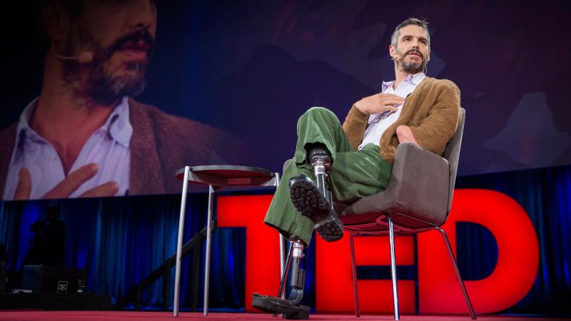 BJ Miller speaking at TED. BJ Miller speaking at TED.