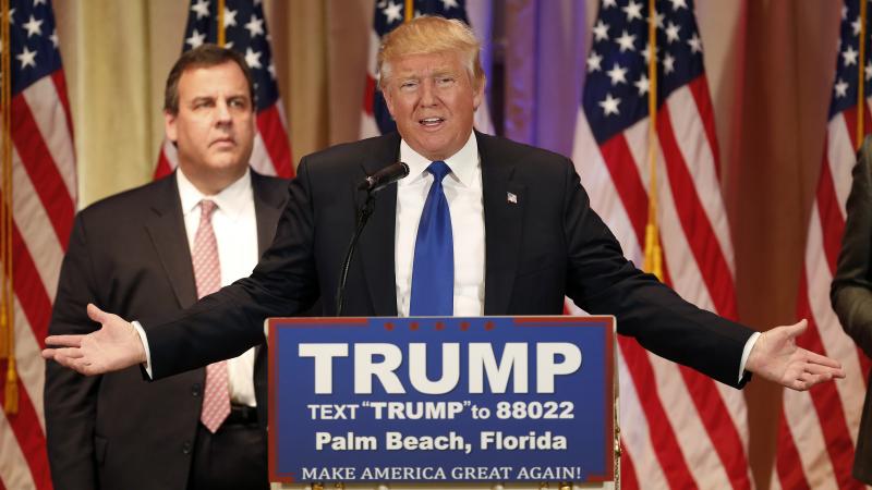 Ever since New Jersey Gov. Chris Christie endorsed Trump (and stood behind him at a Super Tuesday event), he has been on many people's lists of likely Trump running mates. Ever since New Jersey Gov. Chris Christie endorsed Trump (and stood behind him at a Super Tuesday event), he has been on many people's lists of likely Trump running mates.