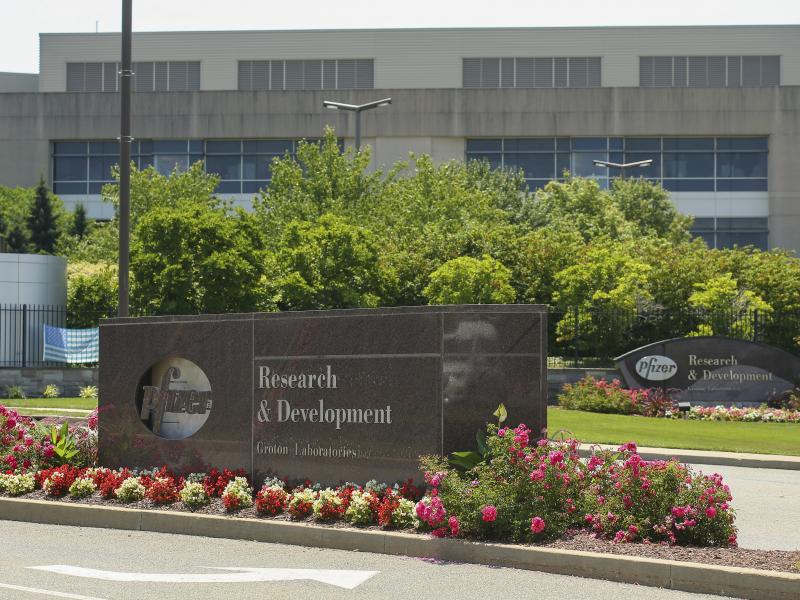 Scientists at Pfizer's research and development laboratories in Groton, Conn., worked on the COVID-19 pill called Paxlovid. Scientists at Pfizer's research and development laboratories in Groton, Conn., worked on the COVID-19 pill called Paxlovid.