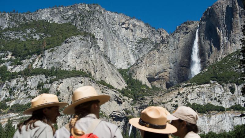 Yosemite is one of seven national parks defaced by Casey Nocket in 2014, the National Park Service says. Yosemite is one of seven national parks defaced by Casey Nocket in 2014, the National Park Service says.