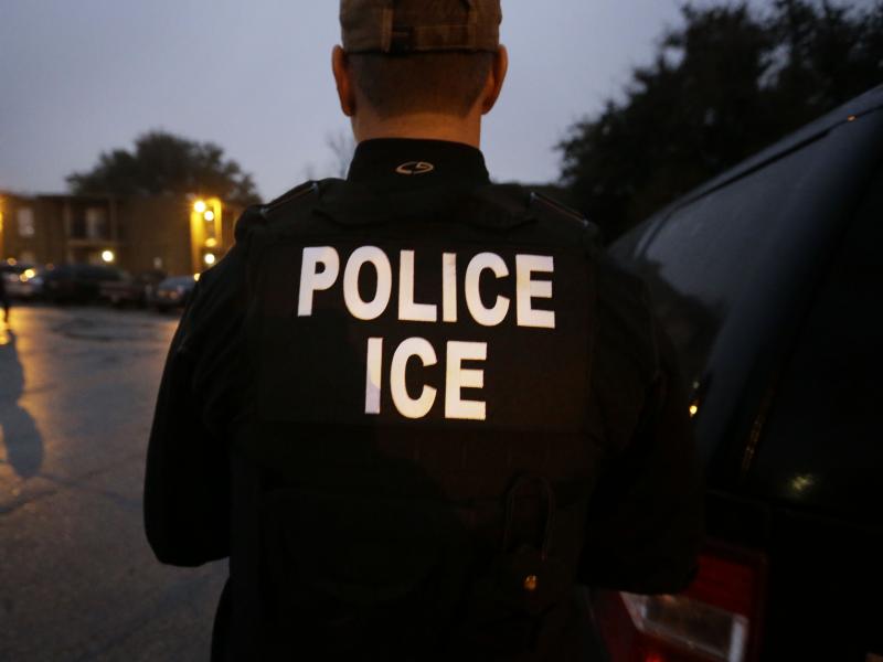 U.S. Immigration and Customs Enforcement said they arrested a man, who was on the way to the hospital with his pregnant wife for a scheduled cesarean section, because of an arrest warrant for him in Mexico related to a homicide case. U.S. Immigration and Customs Enforcement said they arrested a man, who was on the way to the hospital with his pregnant wife for a scheduled cesarean section, because of an arrest warrant for him in Mexico related to a homicide case.