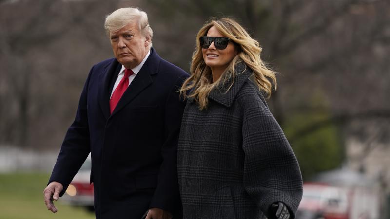 First lady Melania Trump says she condemns the violence at the Capitol last week and personal attacks on her. First lady Melania Trump says she condemns the violence at the Capitol last week and personal attacks on her.