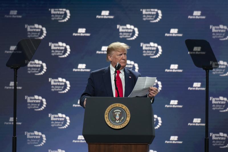 President Trump Addresses The American Farm Bureau Federation's Annual Convention President Trump Addresses The American Farm Bureau Federation's Annual Convention