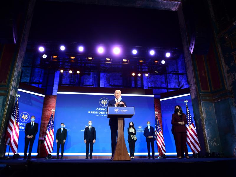 Then-President-elect Joe Biden introduces members of his foreign policy and national security teams in late November. Then-President-elect Joe Biden introduces members of his foreign policy and national security teams in late November.