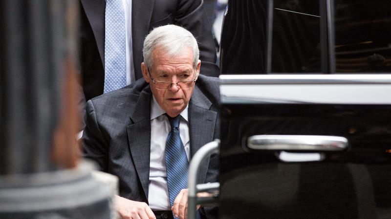Former U.S. House Speaker Dennis Hastert arrives for sentencing on April 27, 2016, in Chicago. Former U.S. House Speaker Dennis Hastert arrives for sentencing on April 27, 2016, in Chicago.
