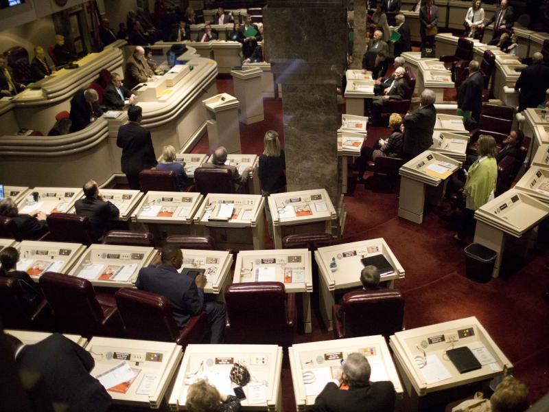 State representatives work in the house chambers at the State House in Montgomery, Ala. A federal appeals court sided with workers from Birmingham, Ala., who argued that state lawmakers racially discriminated against the majority-black city by blocking a State representatives work in the house chambers at the State House in Montgomery, Ala. A federal appeals court sided with workers from Birmingham, Ala., who argued that state lawmakers racially discriminated against the majority-black city by blocking a