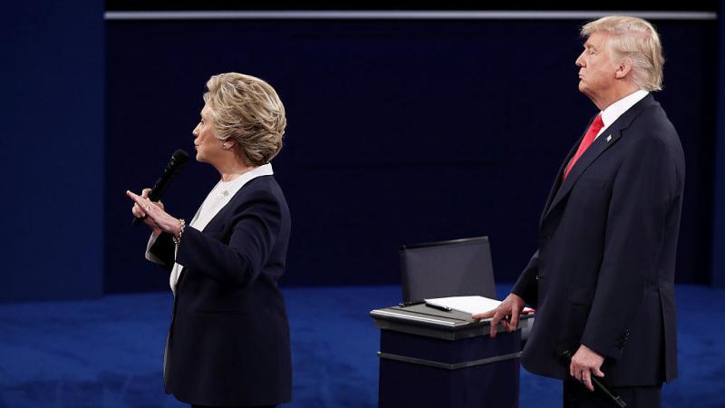 Hillary Clinton and Donald Trump met for their second debate Sunday evening at Washington University in St. Louis. Hillary Clinton and Donald Trump met for their second debate Sunday evening at Washington University in St. Louis.