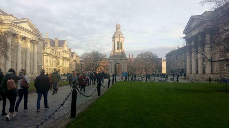 A strike took place in January at Trinity College Dublin to campaign for the legalization of abortion in Ireland. A strike took place in January at Trinity College Dublin to campaign for the legalization of abortion in Ireland.
