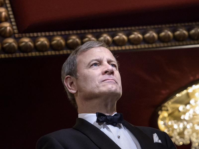 Chief Justice John Roberts attends the 37th Kennedy Center Honors at the Kennedy Center on Dec. 7, 2014, in Washington, DC. Chief Justice John Roberts attends the 37th Kennedy Center Honors at the Kennedy Center on Dec. 7, 2014, in Washington, DC.