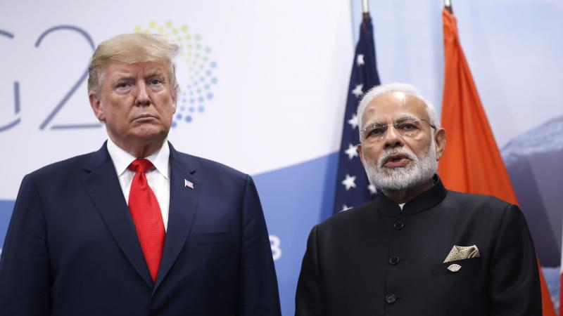 President Trump meets with Indian Prime Minister Narendra Modi in Buenos Aires, Argentina, in November. On Monday, Trump announced he would be ending preferential trade treatment for India. President Trump meets with Indian Prime Minister Narendra Modi in Buenos Aires, Argentina, in November. On Monday, Trump announced he would be ending preferential trade treatment for India.