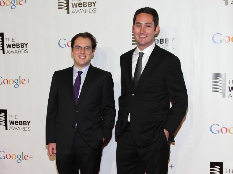 Mike Krieger (left) and Kevin Systrom, co-founders of Instragram, attend the Webby Awards in 2012 in New York. Mike Krieger (left) and Kevin Systrom, co-founders of Instragram, attend the Webby Awards in 2012 in New York.