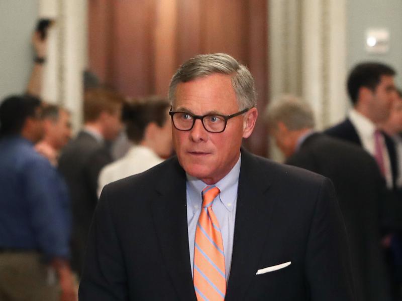 Sen. Richard Burr, R-N.C., pictured here in 2019, warned a small group of constituents on Feb. 27 about the impact of the coronavirus on the U.S., according to a secret recording obtained by NPR. Sen. Richard Burr, R-N.C., pictured here in 2019, warned a small group of constituents on Feb. 27 about the impact of the coronavirus on the U.S., according to a secret recording obtained by NPR.