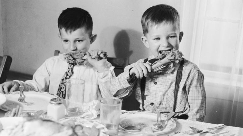 Grabbing turkey legs to gnaw on might be taboo at some tables and encouraged at others. But whatever your Thanksgiving traditions, they're all yours. Grabbing turkey legs to gnaw on might be taboo at some tables and encouraged at others. But whatever your Thanksgiving traditions, they're all yours.