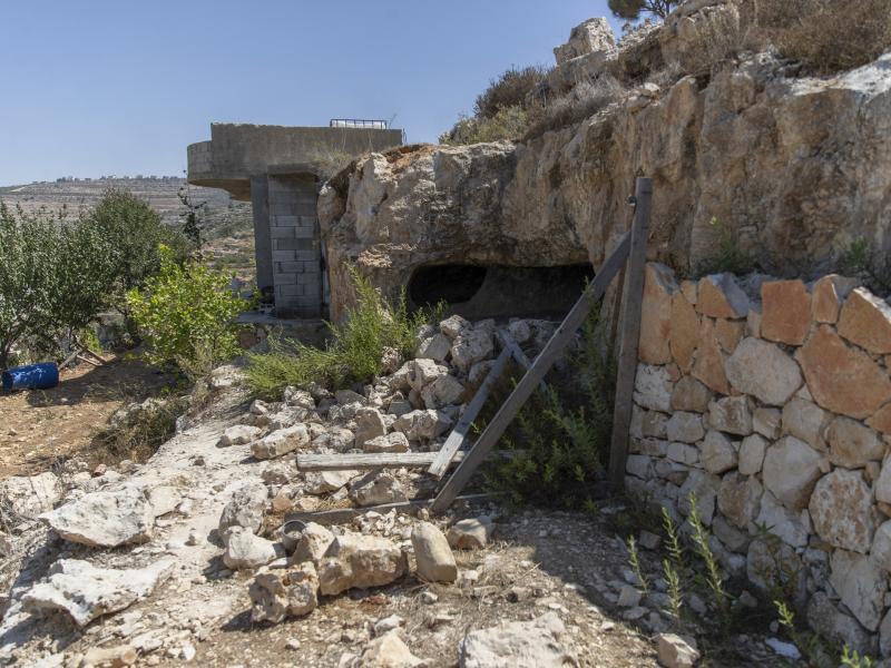 This photo shows a scene after an Israeli army operation that left several Palestinian men killed, in the West Bank village of Beit Anan on Sept. 26, 2021. Multiple Palestinian gunmen were killed in shootouts with Israeli security forces during a West Ban This photo shows a scene after an Israeli army operation that left several Palestinian men killed, in the West Bank village of Beit Anan on Sept. 26, 2021. Multiple Palestinian gunmen were killed in shootouts with Israeli security forces during a West Ban
