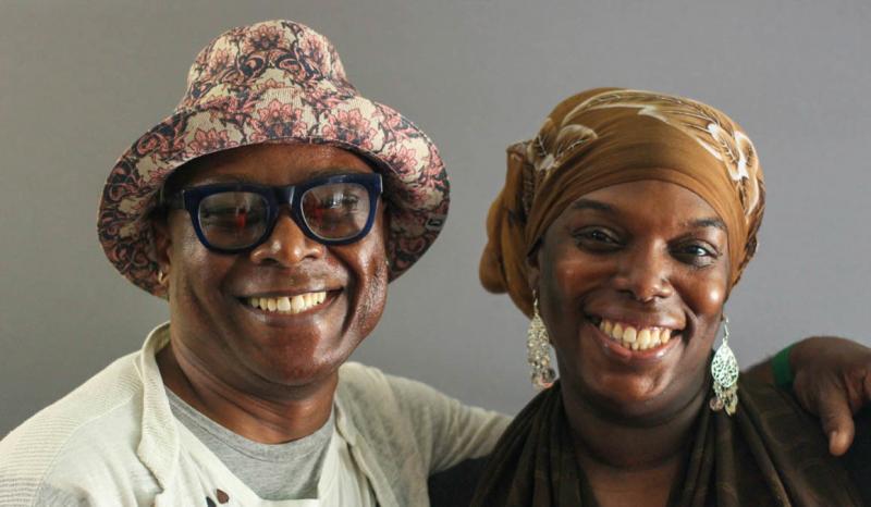 Beau McCall (left) and Julaina Glass spoke for a StoryCorps interview in 2017 about how their relationship has blossomed over the years — from distant neighbors to close friends. Beau McCall (left) and Julaina Glass spoke for a StoryCorps interview in 2017 about how their relationship has blossomed over the years — from distant neighbors to close friends.