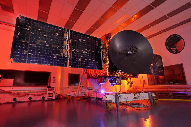 The United Arab Emirates' Hope probe will launch from Tanegashima Space Center in Japan and will reach Mars in February 2021. The United Arab Emirates' Hope probe will launch from Tanegashima Space Center in Japan and will reach Mars in February 2021.