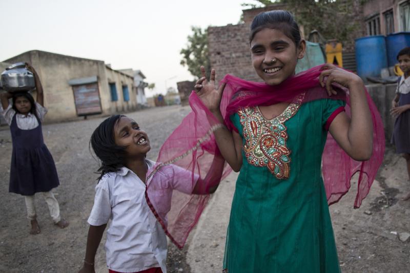 "I want to grow up and become a police. But I need to study in a good school for that. I want to become a police to protect the country." - Fiza, 13, India "I want to grow up and become a police. But I need to study in a good school for that. I want to become a police to protect the country." - Fiza, 13, India