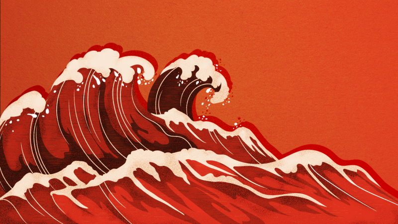 President Trump has been pushing back on the notion of a "blue wave," and embracing the idea of a "red wave." But the adaptation of "red" is a popular culture shift from the Cold War. President Trump has been pushing back on the notion of a "blue wave," and embracing the idea of a "red wave." But the adaptation of "red" is a popular culture shift from the Cold War.