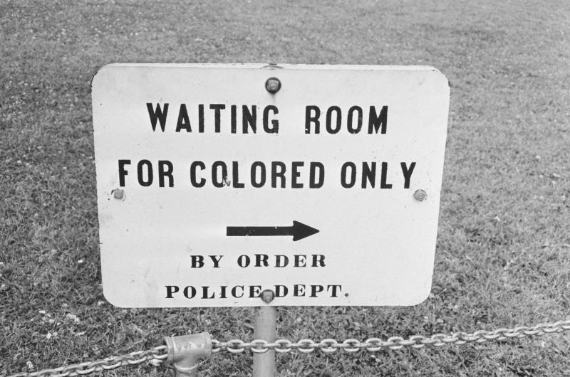 In her new book, Caste, Pulitzer Prize-winning journalist Isabel Wilkerson examines the laws and practices that created what she describes as a bipolar, Black and white caste system in the United States. Above, a sign in Jackson, Miss., in May 1961. In her new book, Caste, Pulitzer Prize-winning journalist Isabel Wilkerson examines the laws and practices that created what she describes as a bipolar, Black and white caste system in the United States. Above, a sign in Jackson, Miss., in May 1961.
