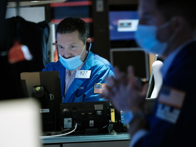 Traders work on the floor of the New York Stock Exchange on Thursday in New York City. Stocks continued to slump on Monday as the Federal Reserve gears up to raise interest rates in a bid to bring down inflation from 40-year highs. Traders work on the floor of the New York Stock Exchange on Thursday in New York City. Stocks continued to slump on Monday as the Federal Reserve gears up to raise interest rates in a bid to bring down inflation from 40-year highs.