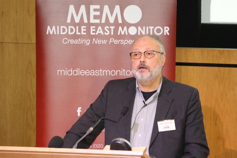 Saudi journalist Jamal Khashoggi, pictured speaking at an event in September, died after a fight broke out in the Saudi Arabian Consulate in Istanbul earlier this month, according to Saudi state TV. Saudi journalist Jamal Khashoggi, pictured speaking at an event in September, died after a fight broke out in the Saudi Arabian Consulate in Istanbul earlier this month, according to Saudi state TV.