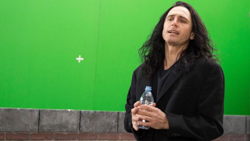 James Franco plays eccentric filmmaker Tommy Wiseau in The Disaster Artist. Franco says Wiseau "looks sort of like a mix between a vampire and a pirate and Michael Jackson. ... He has long black hair that looks like it's dyed with magic marker." James Franco plays eccentric filmmaker Tommy Wiseau in The Disaster Artist. Franco says Wiseau "looks sort of like a mix between a vampire and a pirate and Michael Jackson. ... He has long black hair that looks like it's dyed with magic marker."