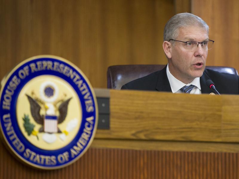 Rep. Barry Loudermilk, R-Ga., speaks during the Elections Subcommittee field hearing on 'Voting Rights and Election Administration in Florida' at the Broward County Governmental Center on May 06, 2019 in Fort Lauderdale, Fla. Rep. Barry Loudermilk, R-Ga., speaks during the Elections Subcommittee field hearing on 'Voting Rights and Election Administration in Florida' at the Broward County Governmental Center on May 06, 2019 in Fort Lauderdale, Fla.
