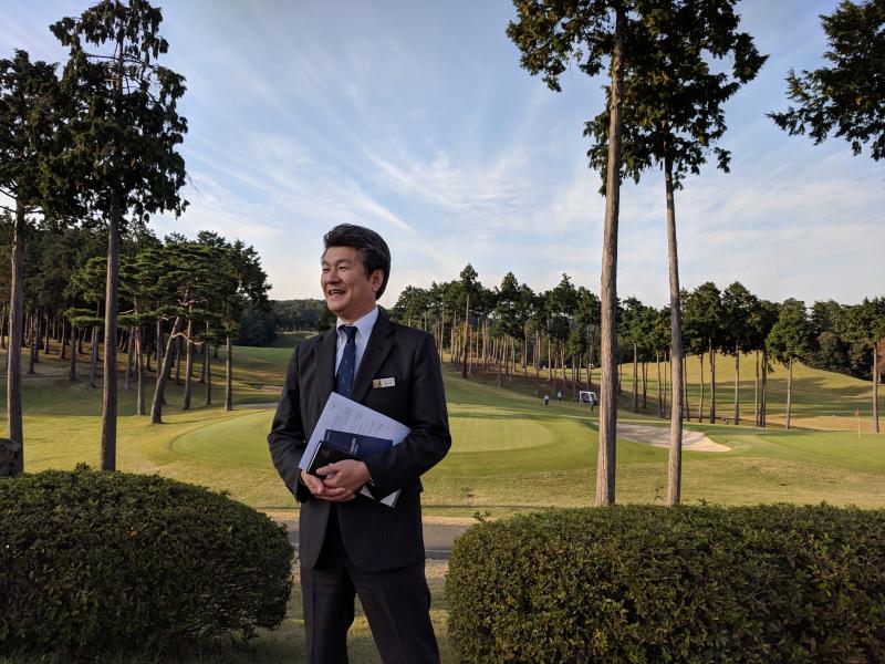 Takashi Yanaoka, president of the Musashigaoka Golf Course outside Tokyo, says tee times are booked at about 90 percent here. But it bucks an industry-wide downward trend. Takashi Yanaoka, president of the Musashigaoka Golf Course outside Tokyo, says tee times are booked at about 90 percent here. But it bucks an industry-wide downward trend.