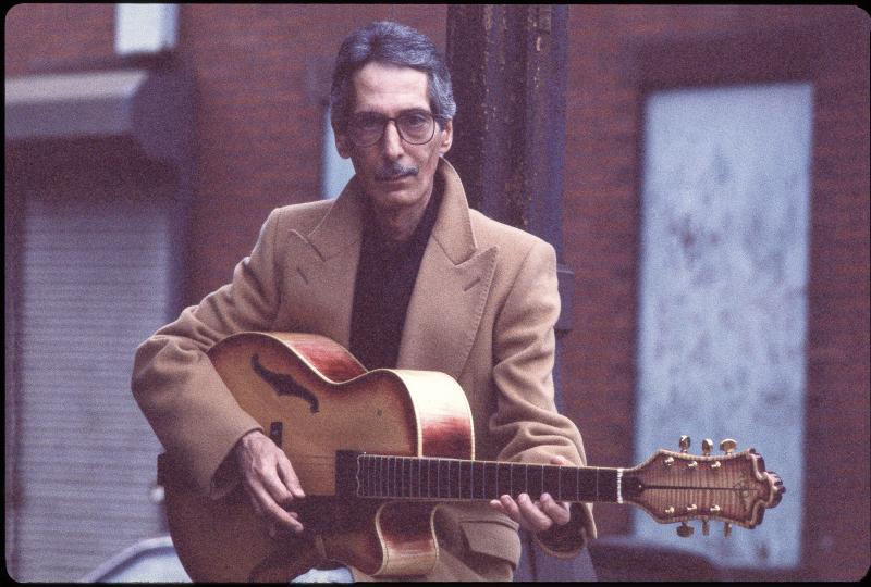 Pat Martino posing with his guitar in 1994. The celebrated jazz guitarist died Nov. 1 at age 77. Pat Martino posing with his guitar in 1994. The celebrated jazz guitarist died Nov. 1 at age 77.