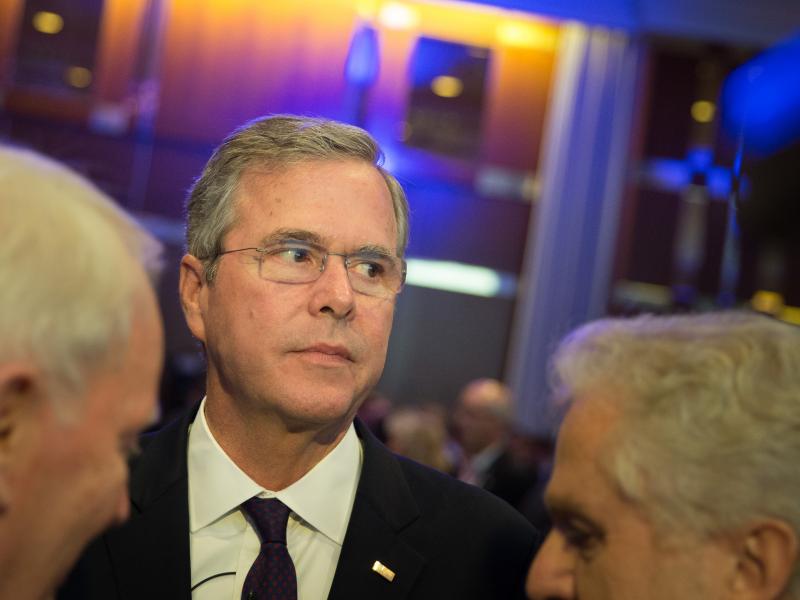 Former Florida Gov. and possible Republican presidential candidate Jeb Bush attends the CDU Economics Conference of the Economic Council in Berlin on Tuesday. Former Florida Gov. and possible Republican presidential candidate Jeb Bush attends the CDU Economics Conference of the Economic Council in Berlin on Tuesday.
