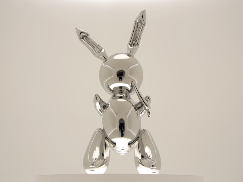 Rabbit by Jeff Koons was sold for more than $91 million at Christie's in New York on Wednesday night. It set a record for the most expensive work by a living artist to be sold at auction. Rabbit by Jeff Koons was sold for more than $91 million at Christie's in New York on Wednesday night. It set a record for the most expensive work by a living artist to be sold at auction.