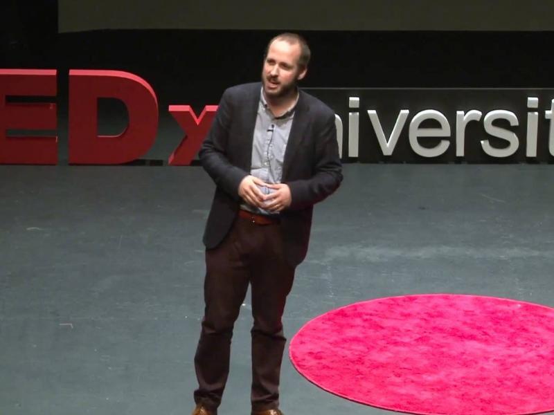 Jeffrey Howard on the TED stage. Jeffrey Howard on the TED stage.